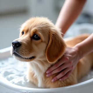 Bain professionnel pour chien