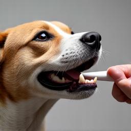 Brossage de dents canin