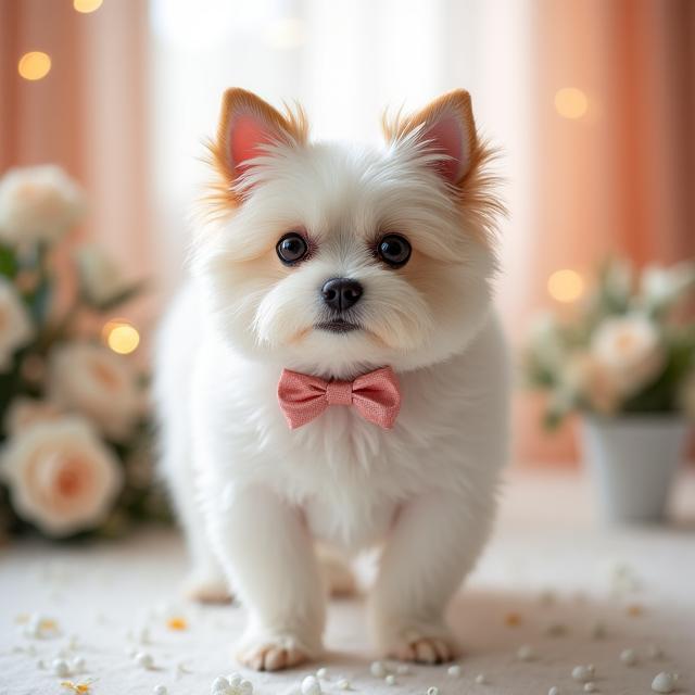 Toilettage mariage pour chien